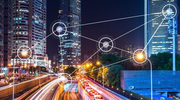 ciudades inteligentes con iluminación inteligente